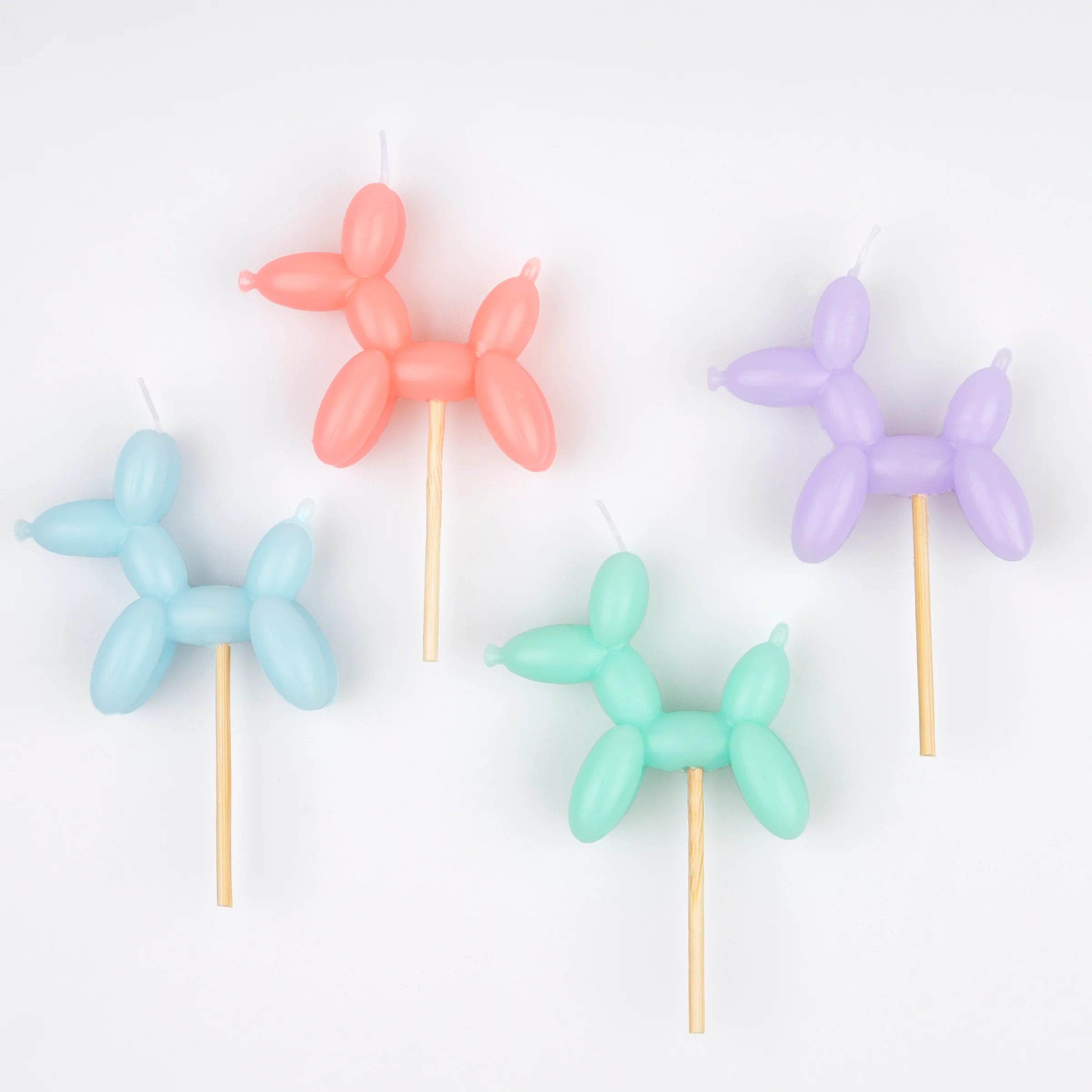 Balloon Dog Candles (x 4) - Image 3
