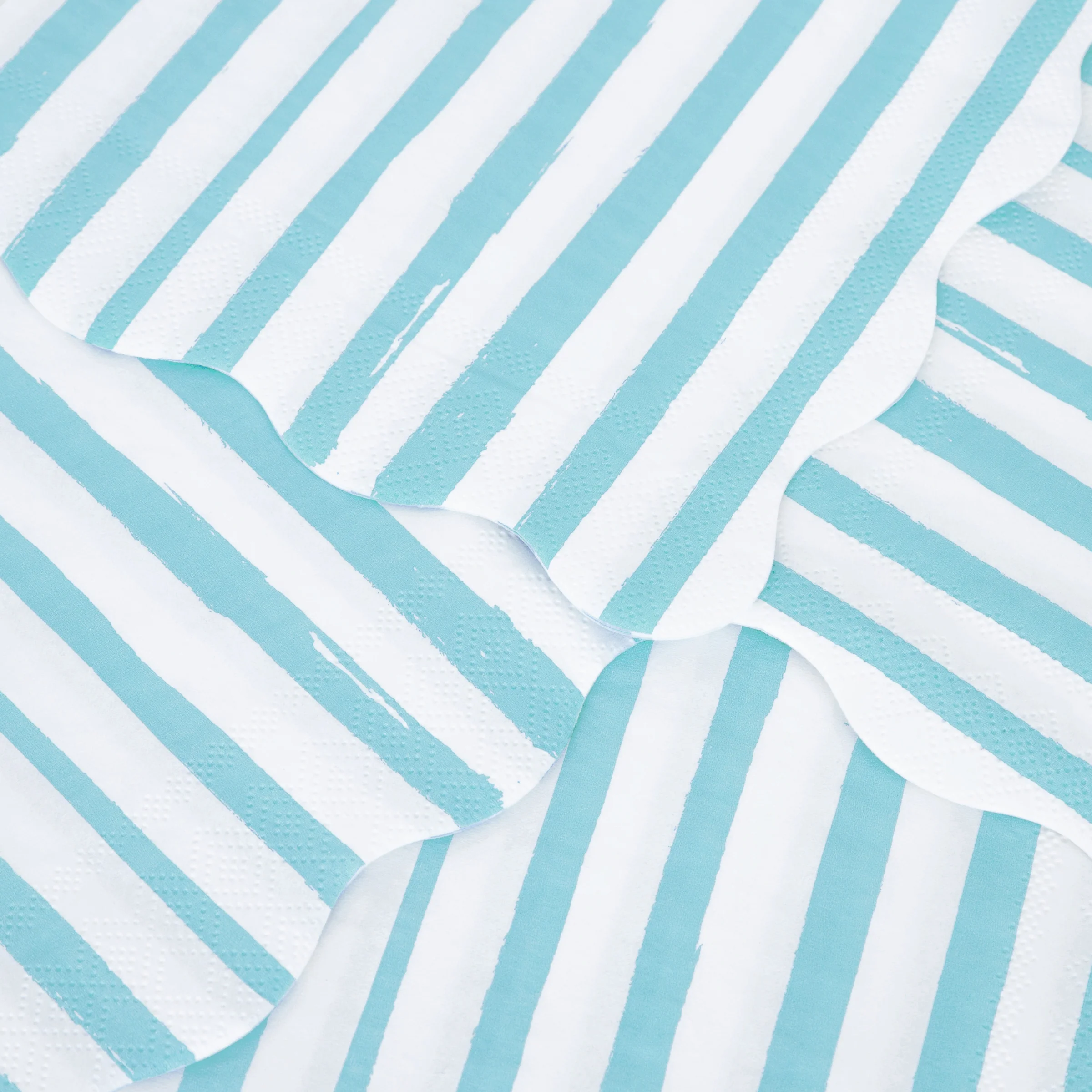Blue Stripe Large Napkins (x 16) - Image 3