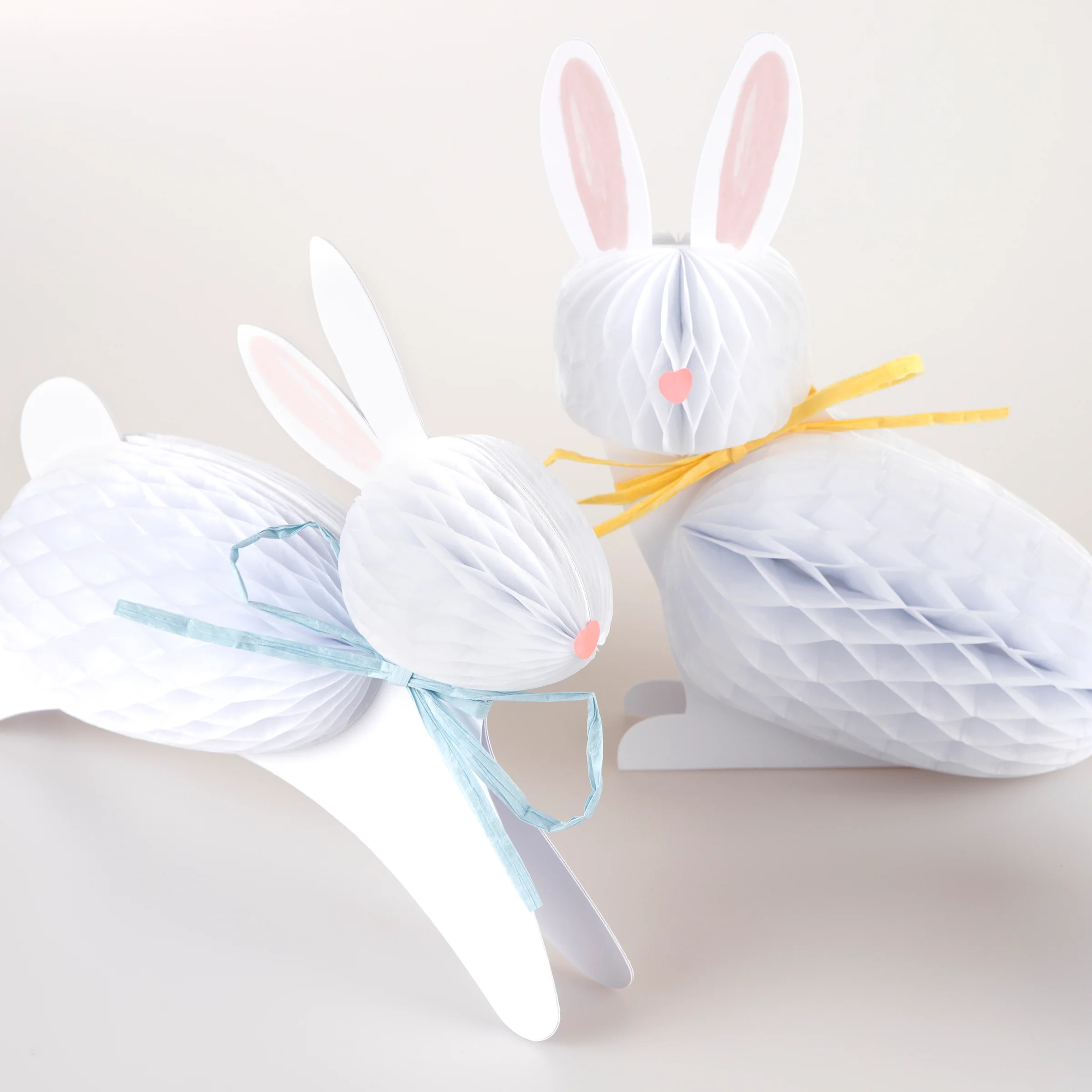 Bunny Honeycomb Decorations (x 6) - Image 3