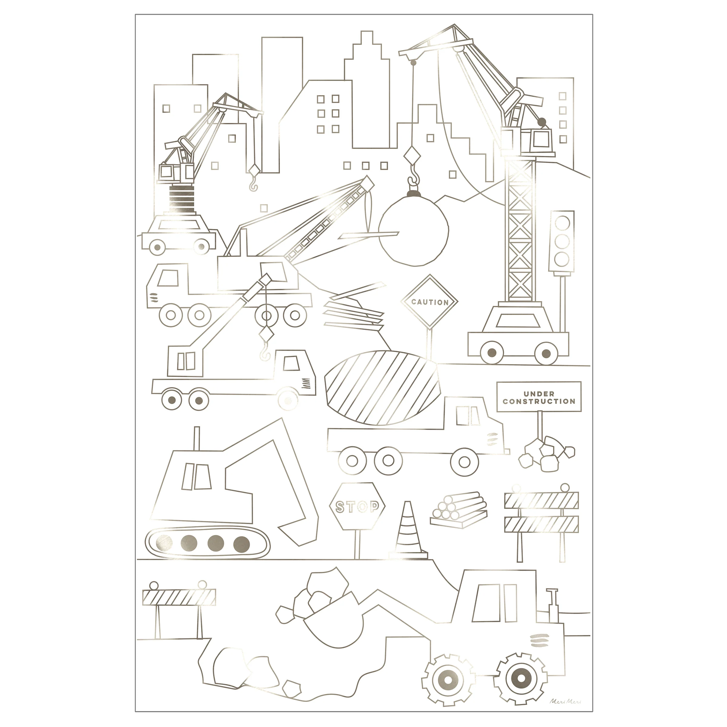 Construction Colouring Posters (x 2) - Image 5