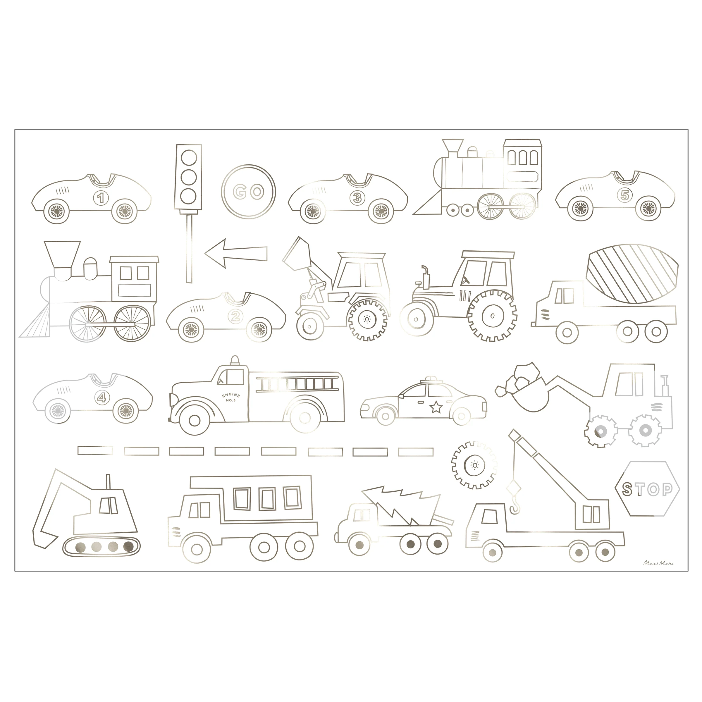 Construction Colouring Posters (x 2) - Image 6