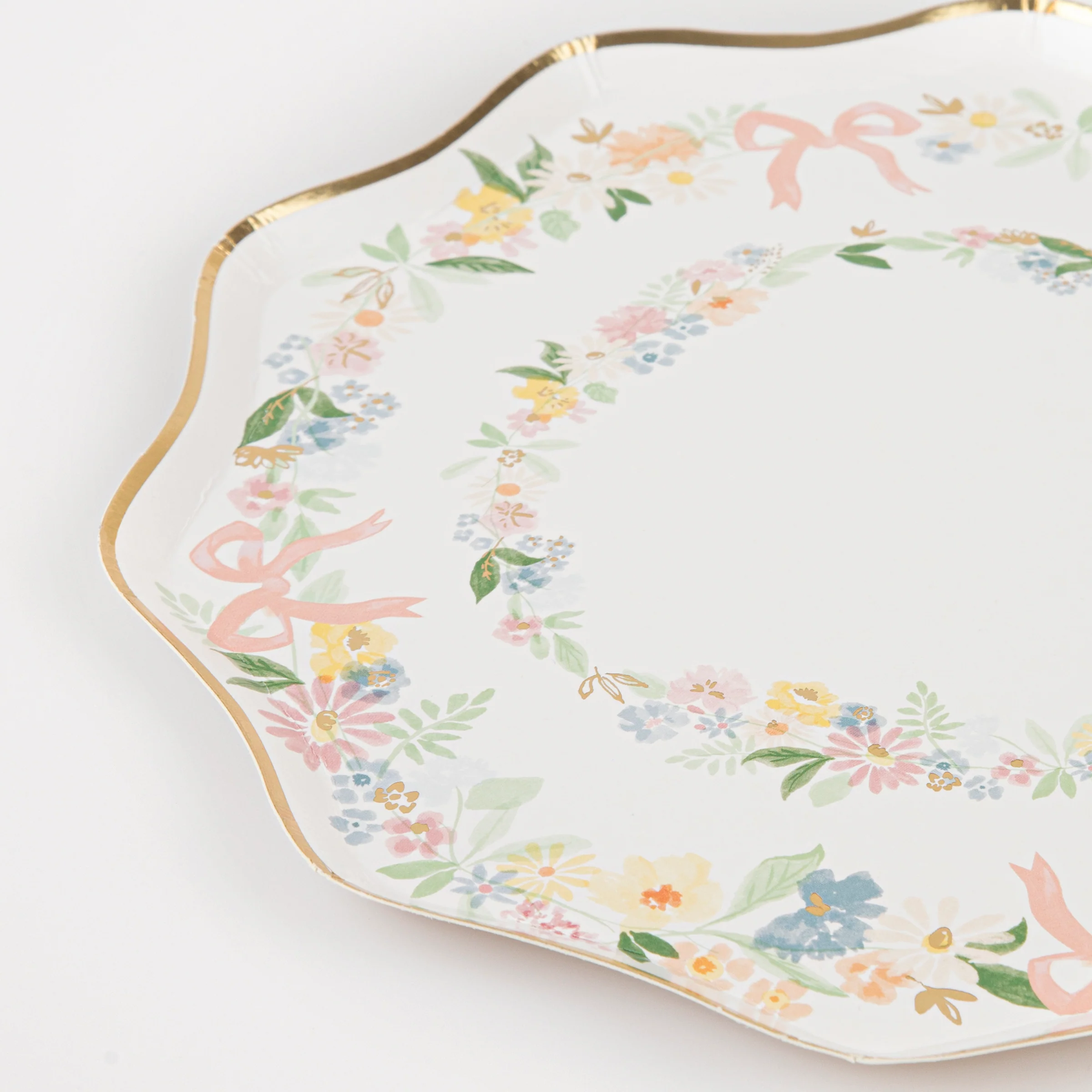 Elegant Floral Side Plates (x 8) - Image 3