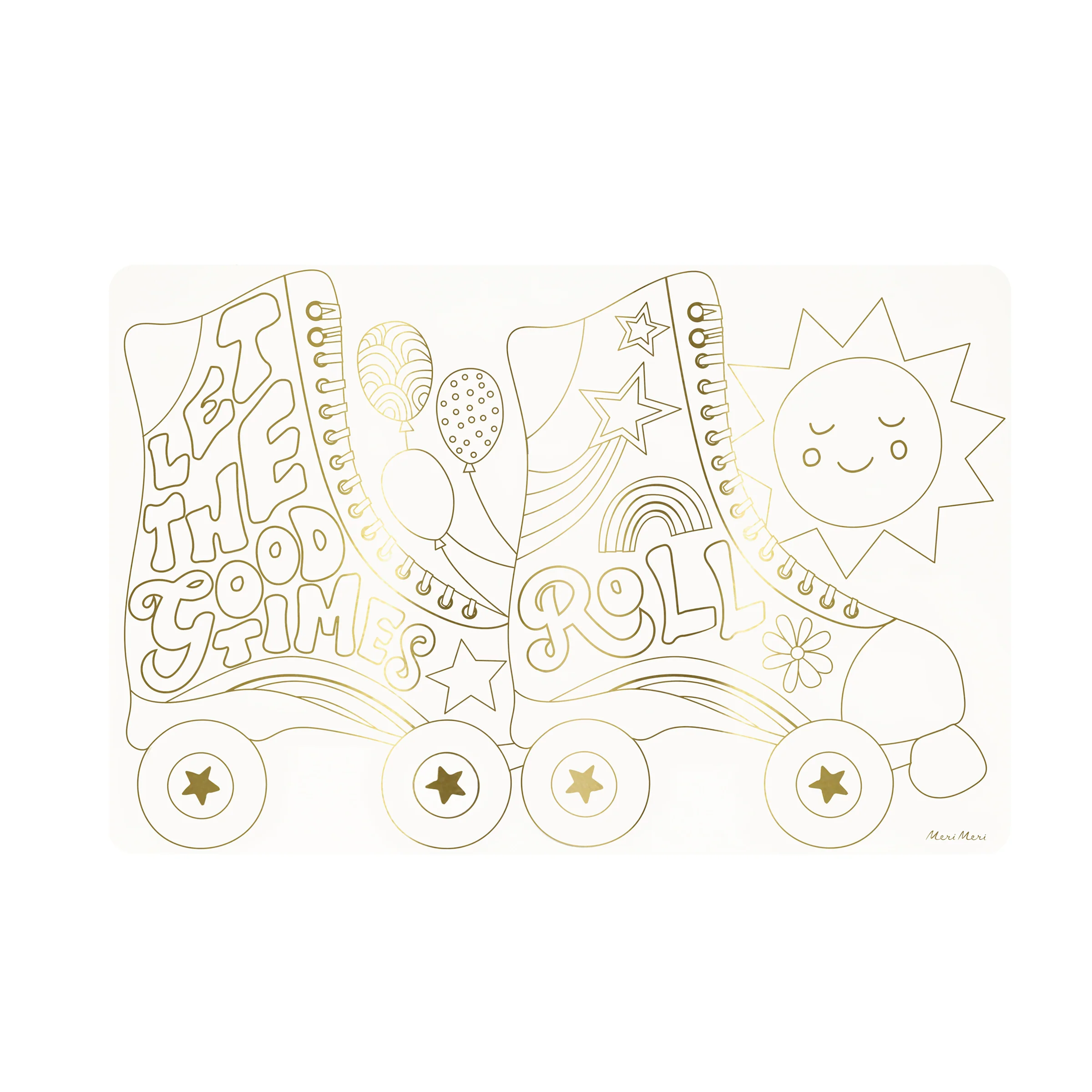 Happy Icons Colouring Placemats (x 8) - Image 3