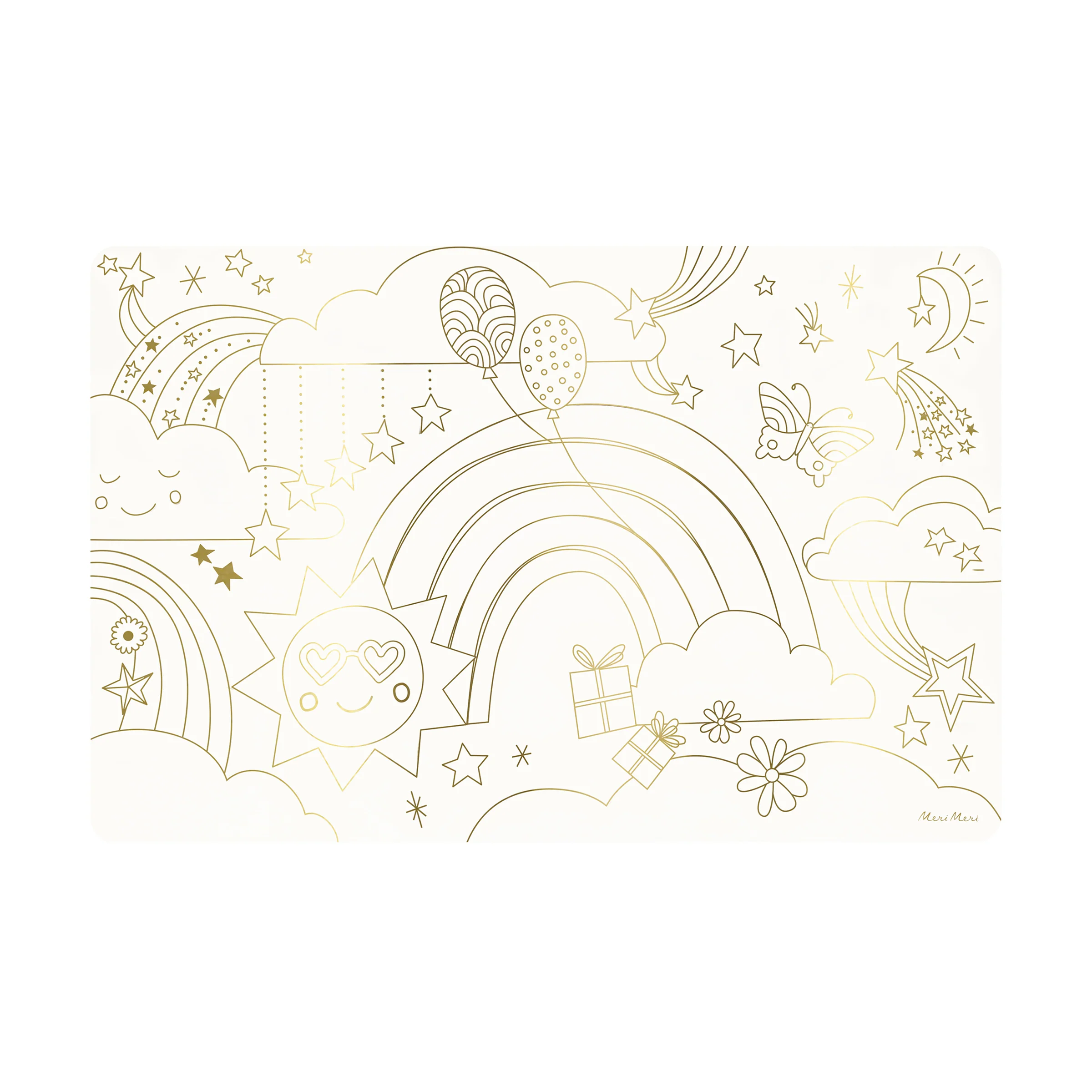 Happy Icons Colouring Placemats (x 8) - Image 4