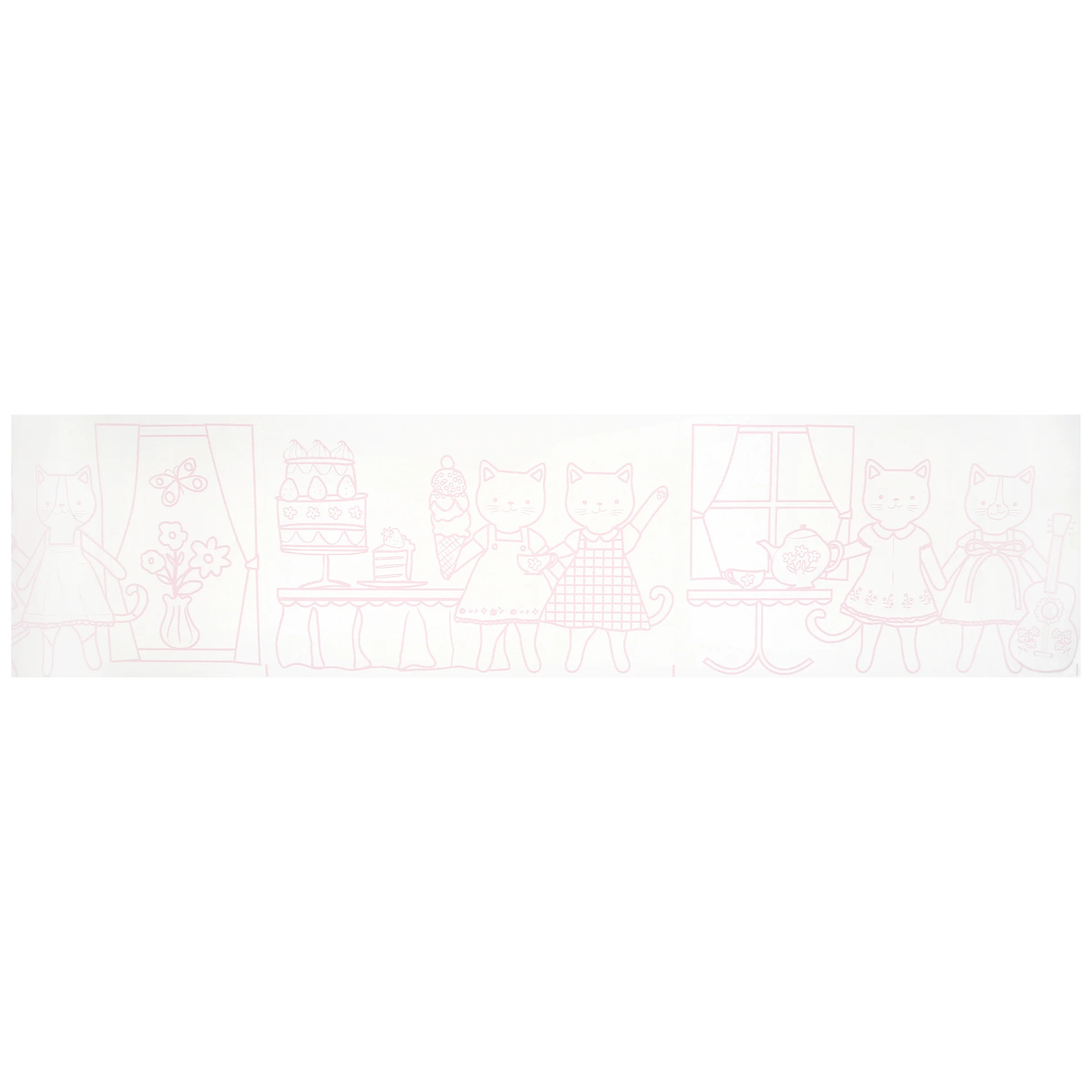 Kitten Club Colouring Roll - Image 3