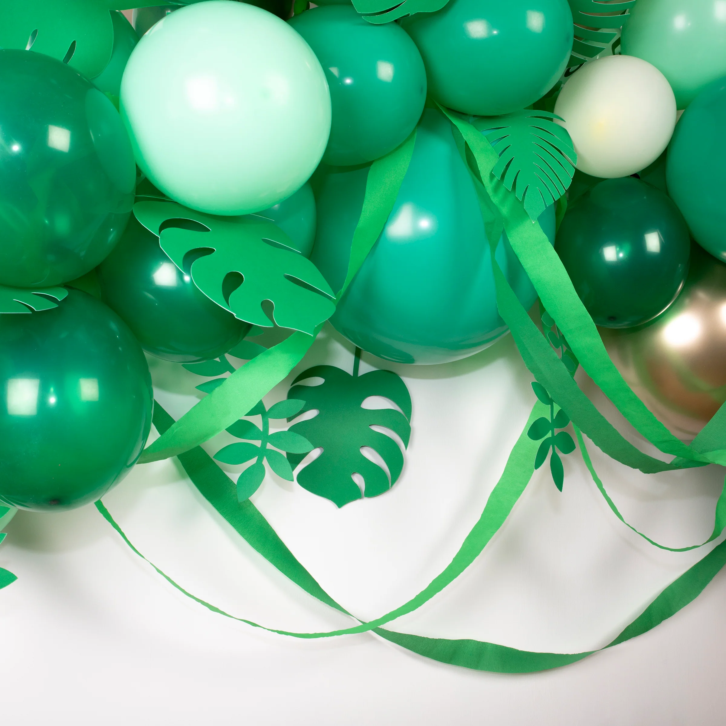 Leafy Green Balloon Arch (x 44 balloons) - Image 3