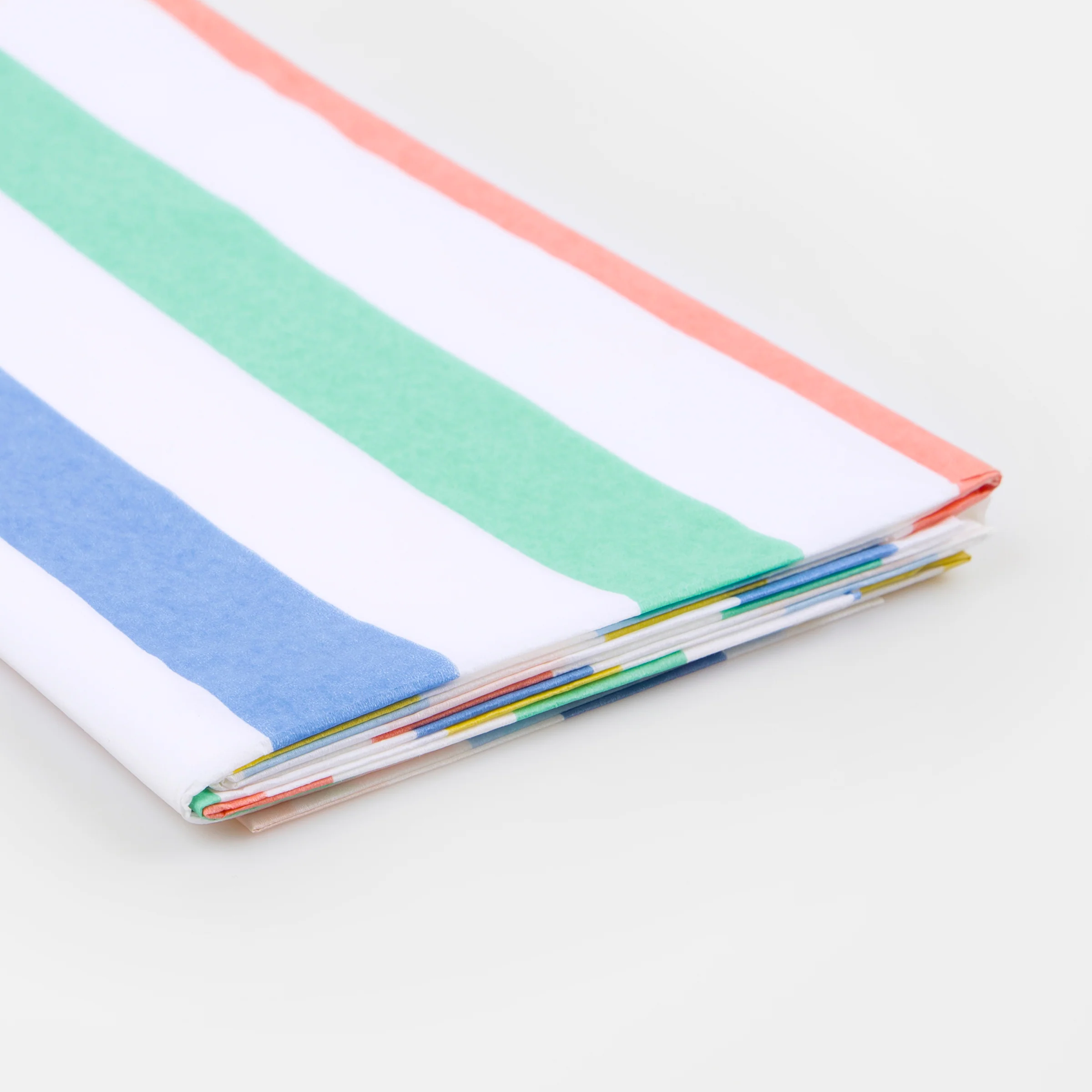 Multi Striped Paper Tablecloth - Image 3
