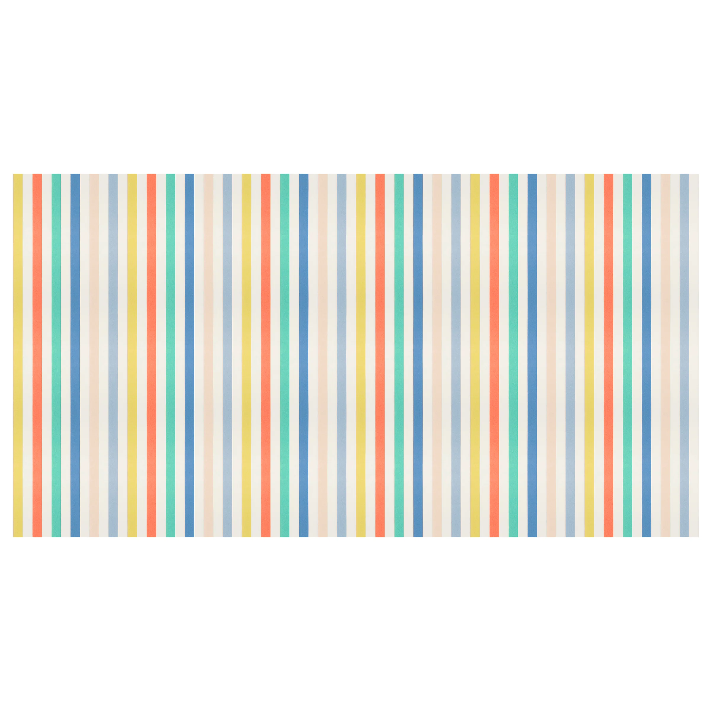 Multi Striped Paper Tablecloth - Image 4
