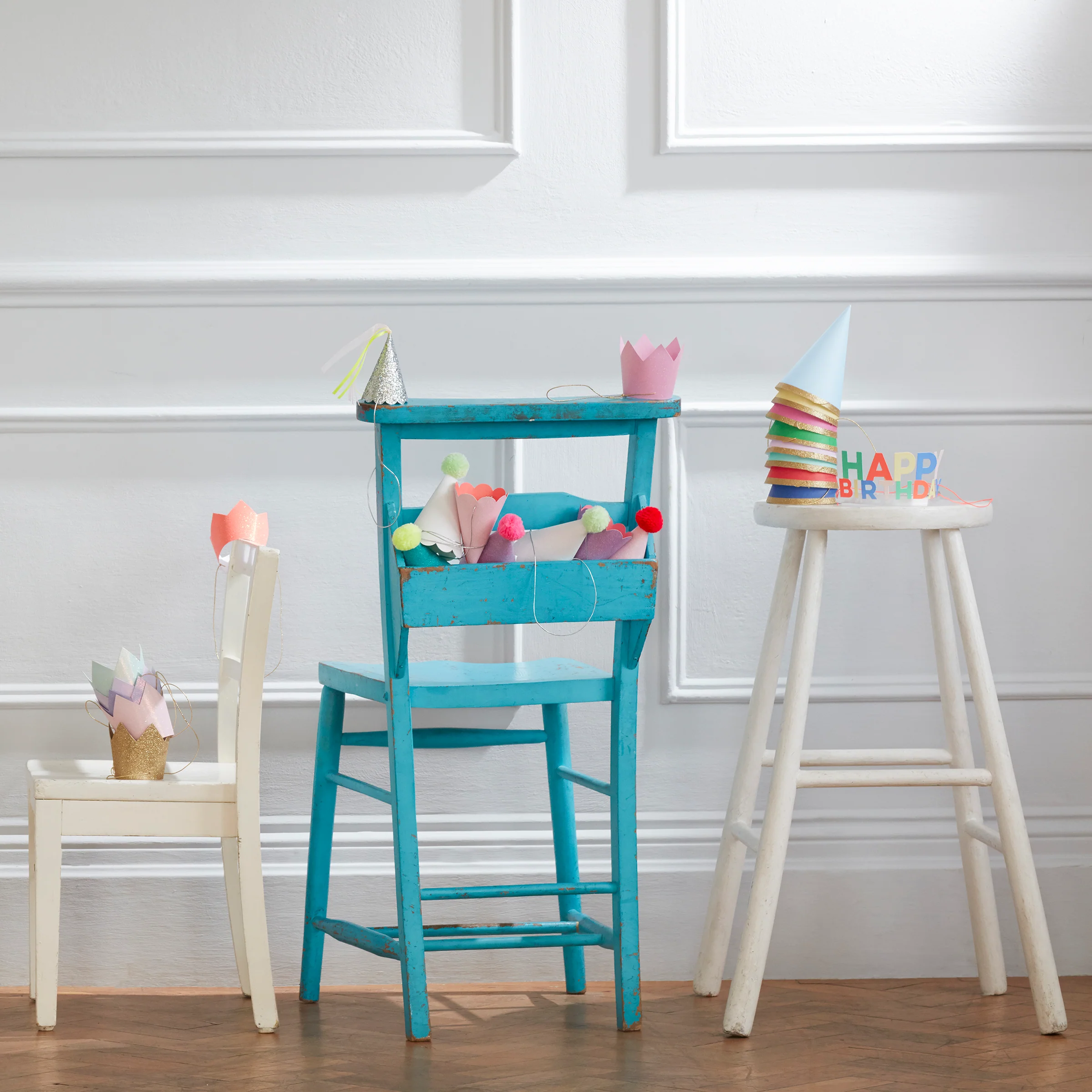 Multicolour Party Hats (x 8) - Image 5