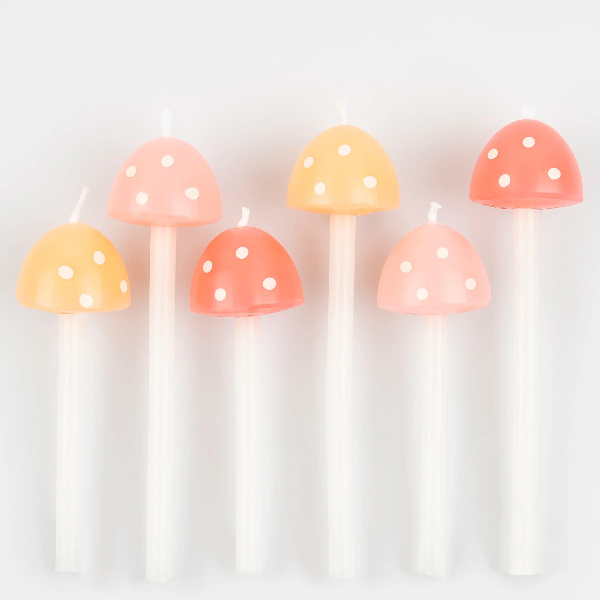 Mushroom Birthday Candles (x 6) - Image 3