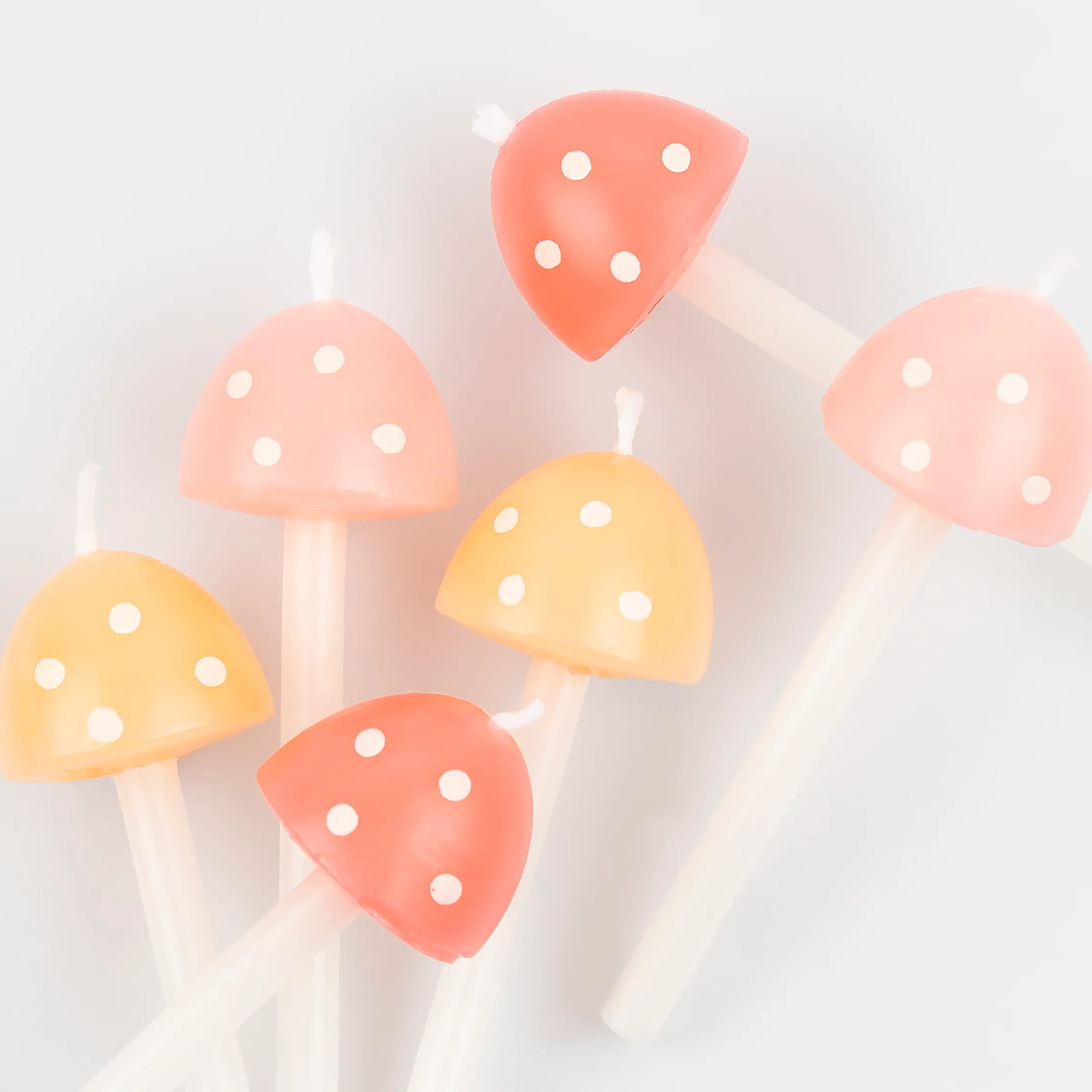 Mushroom Birthday Candles (x 6) - Image 4
