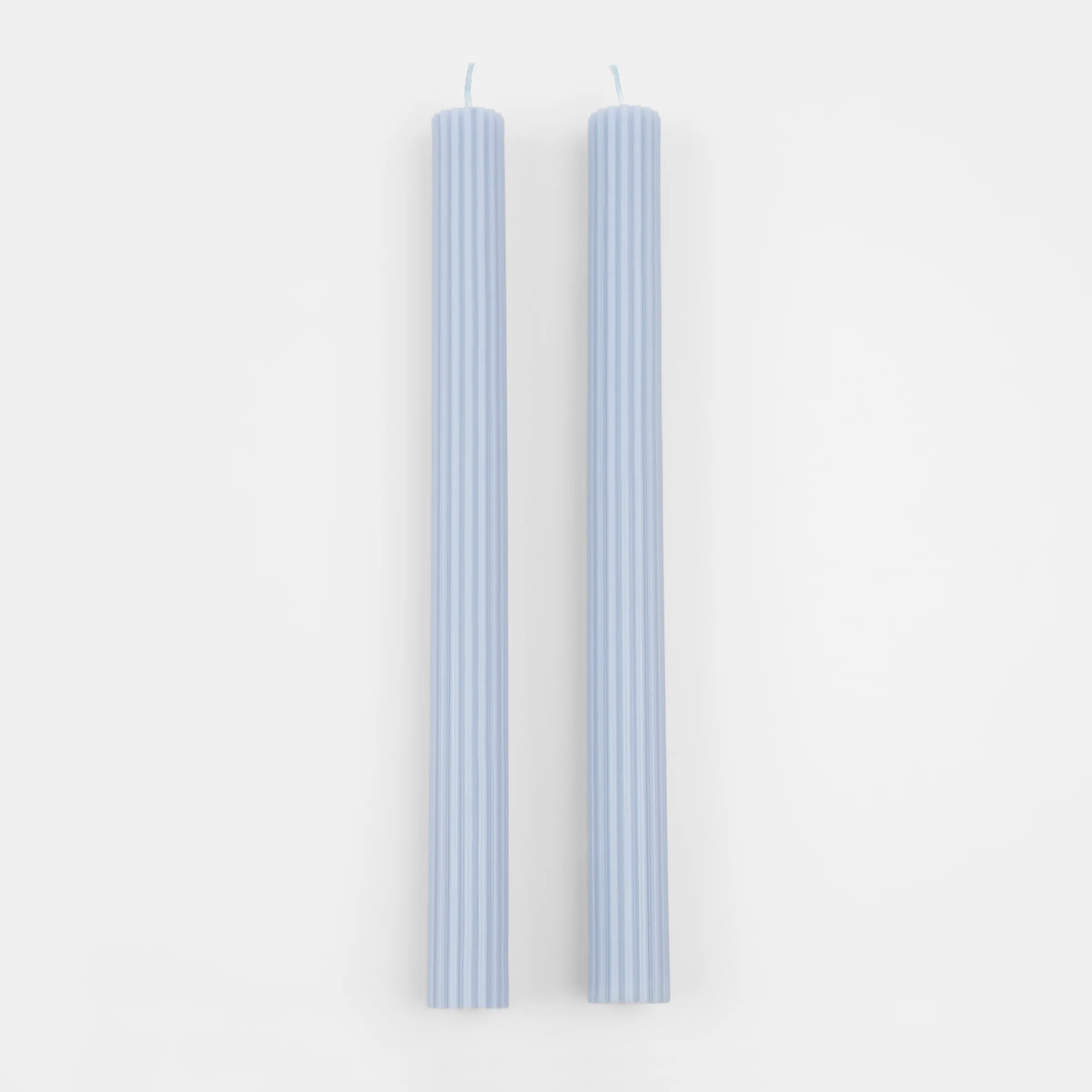 Summer Sky Blue Table Candles (x 2) - Image 4