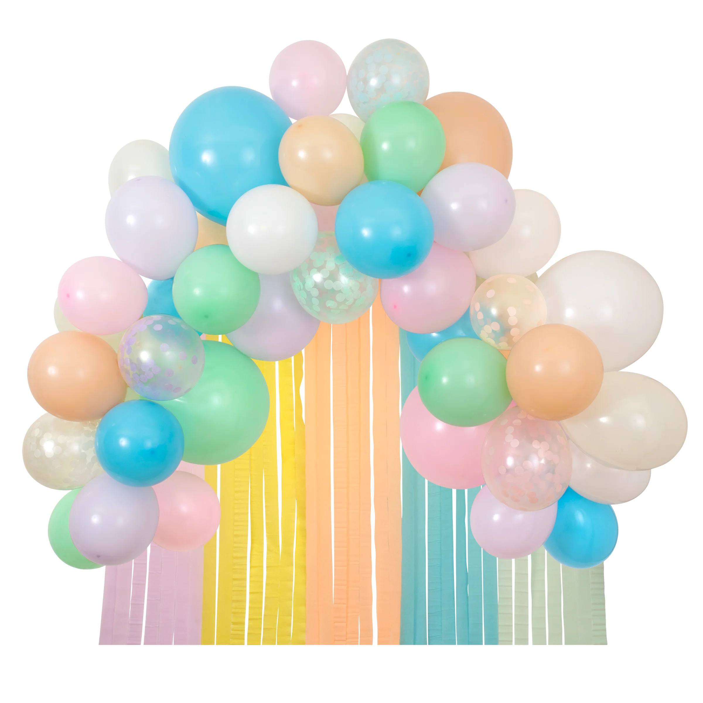 Pastel Balloon & Streamer Garland (x 50 balloons) - Image 3