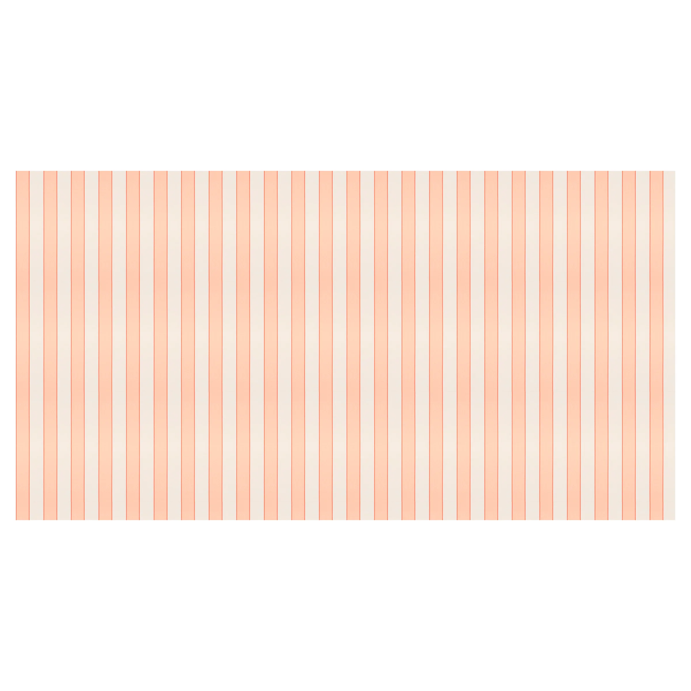 Peach Striped Paper Tablecloth - Image 3