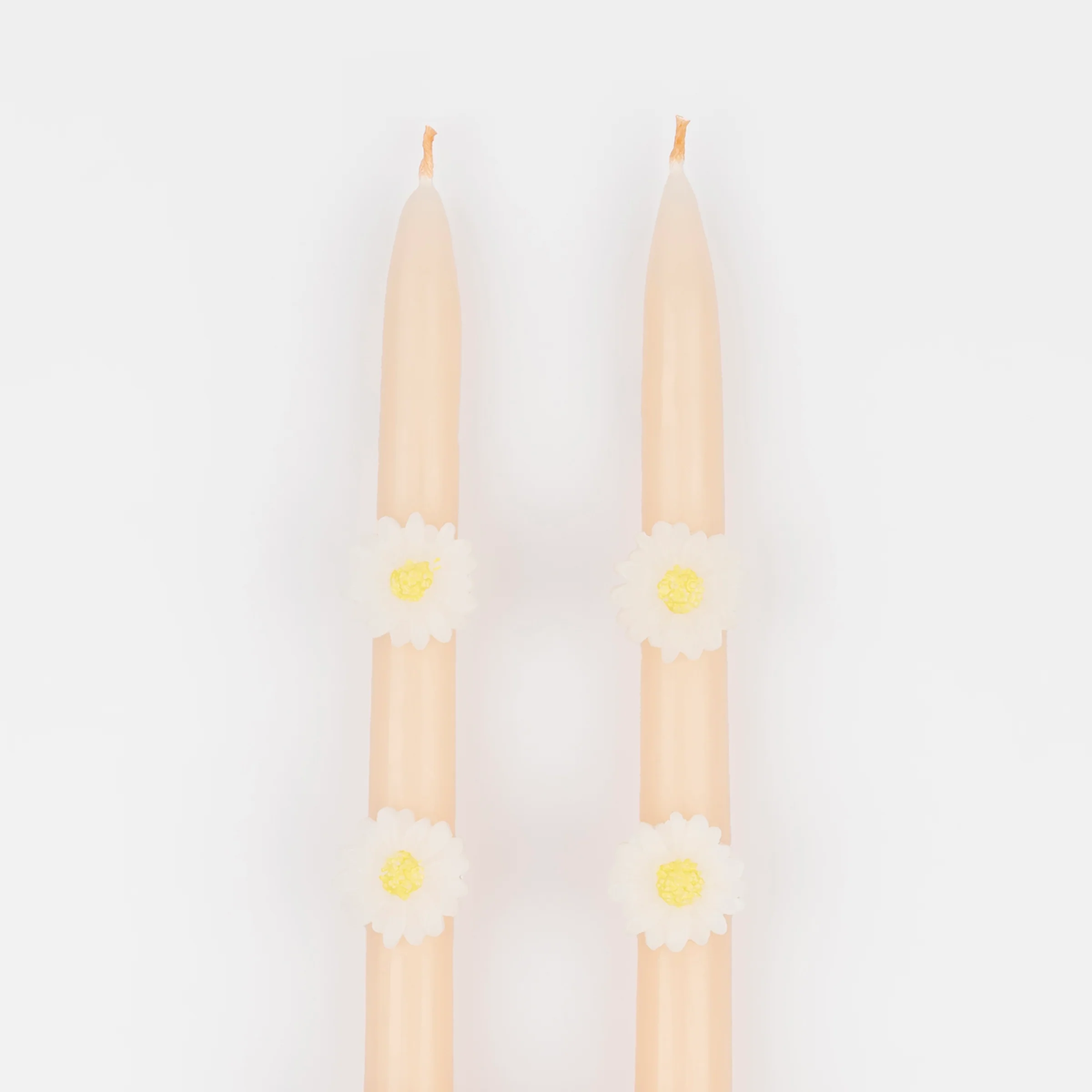 Pink Daisy Taper Candles (x 2) - Image 4