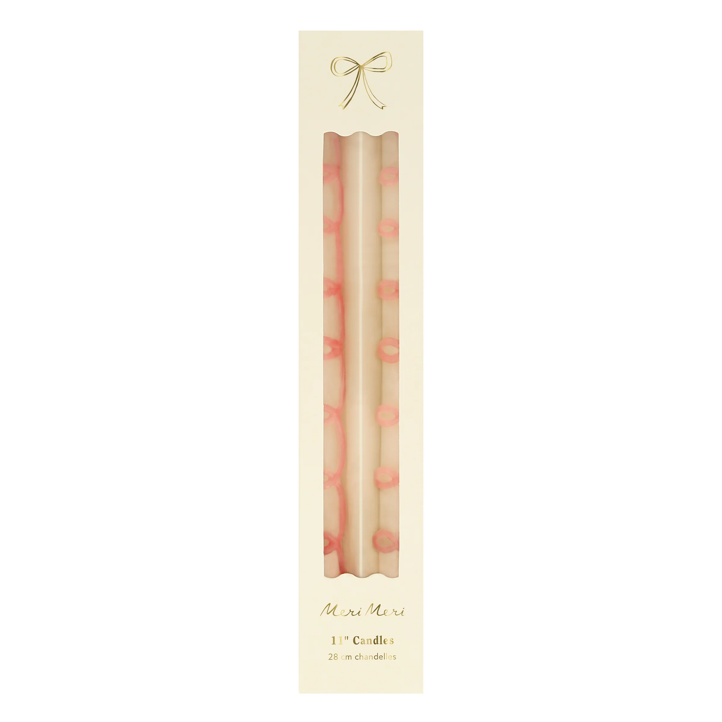 Pink Swirl Taper Candles (x 2) - Image 5