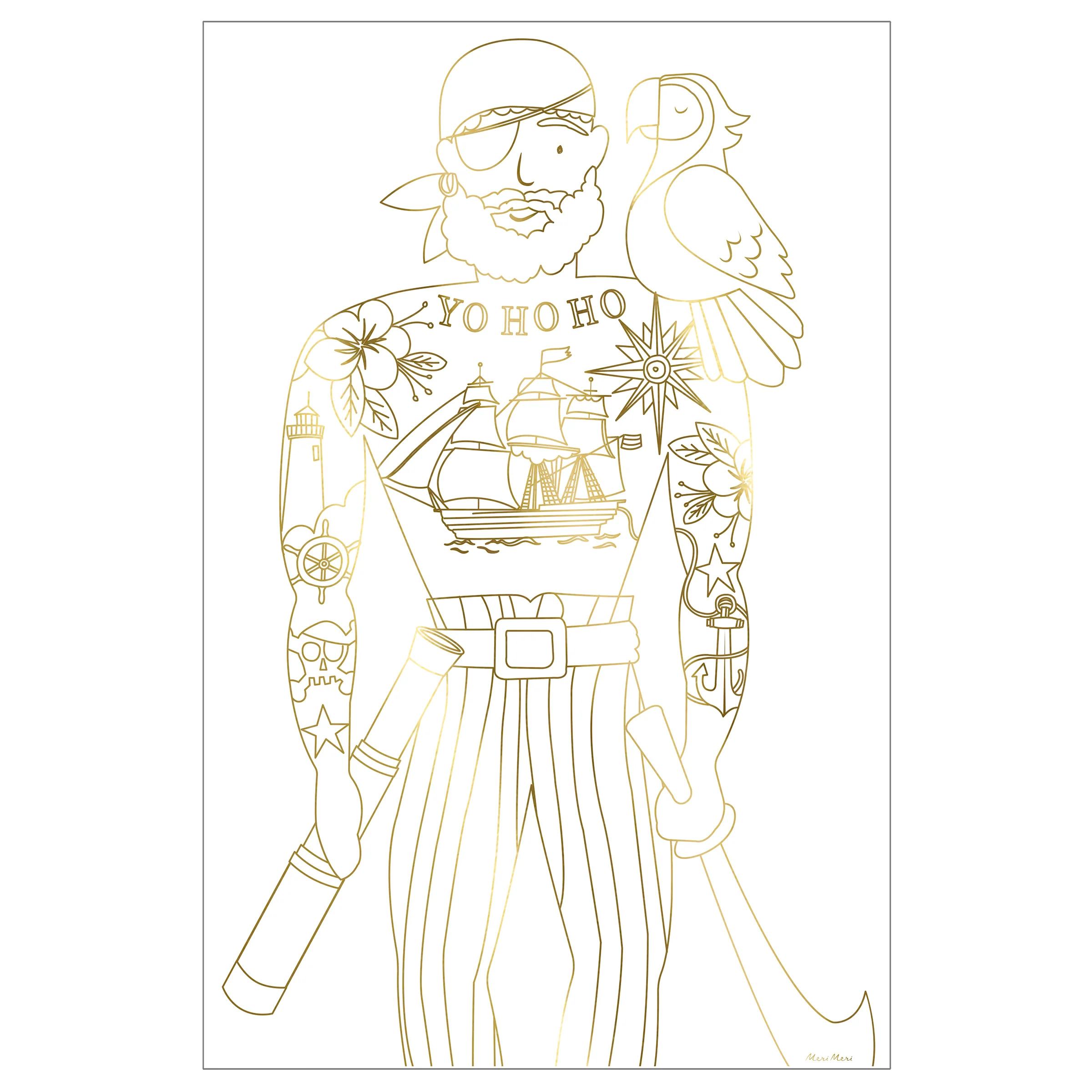 Pirate Colouring Posters (x 2) - Image 5