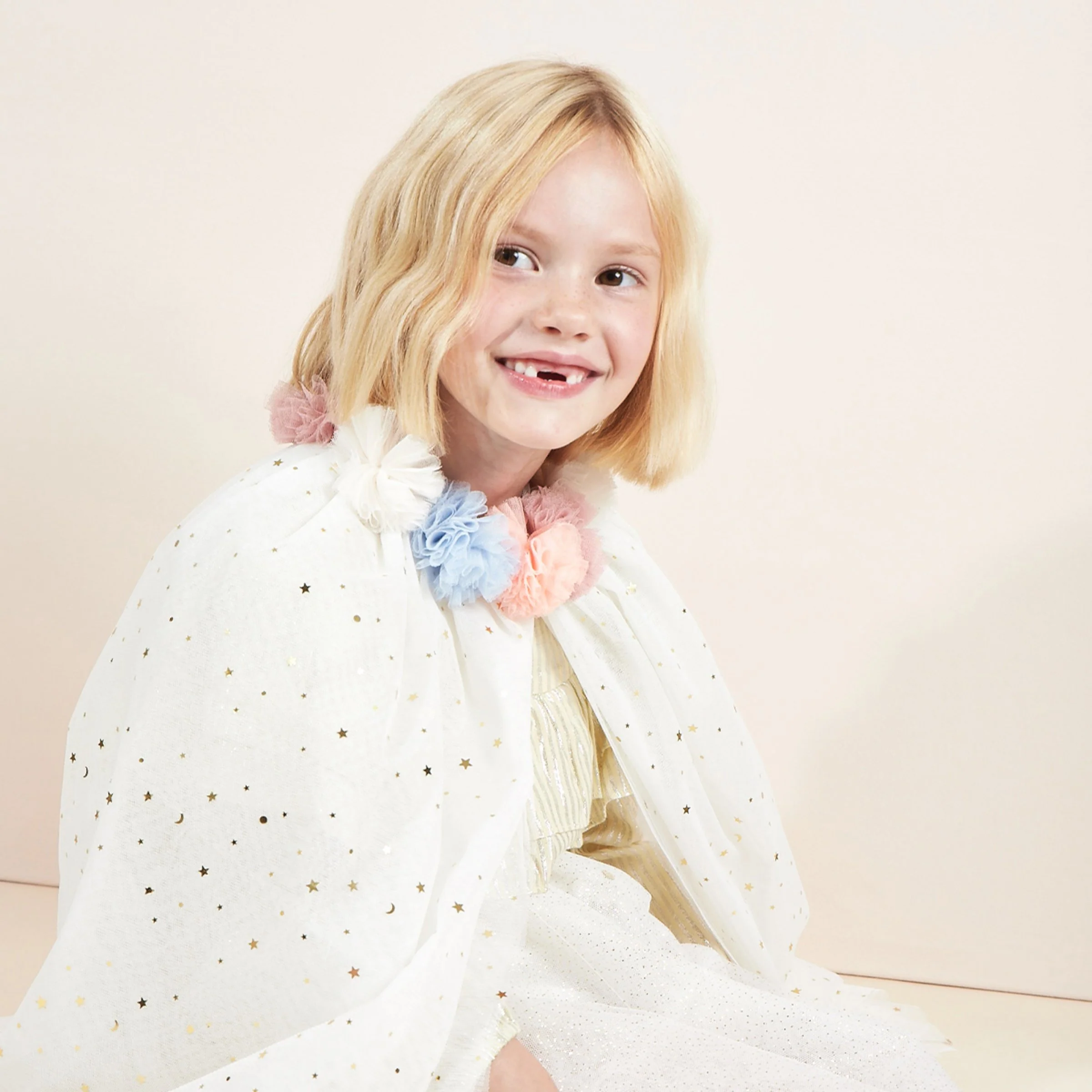 Pom Pom Collar Cape - Image 4