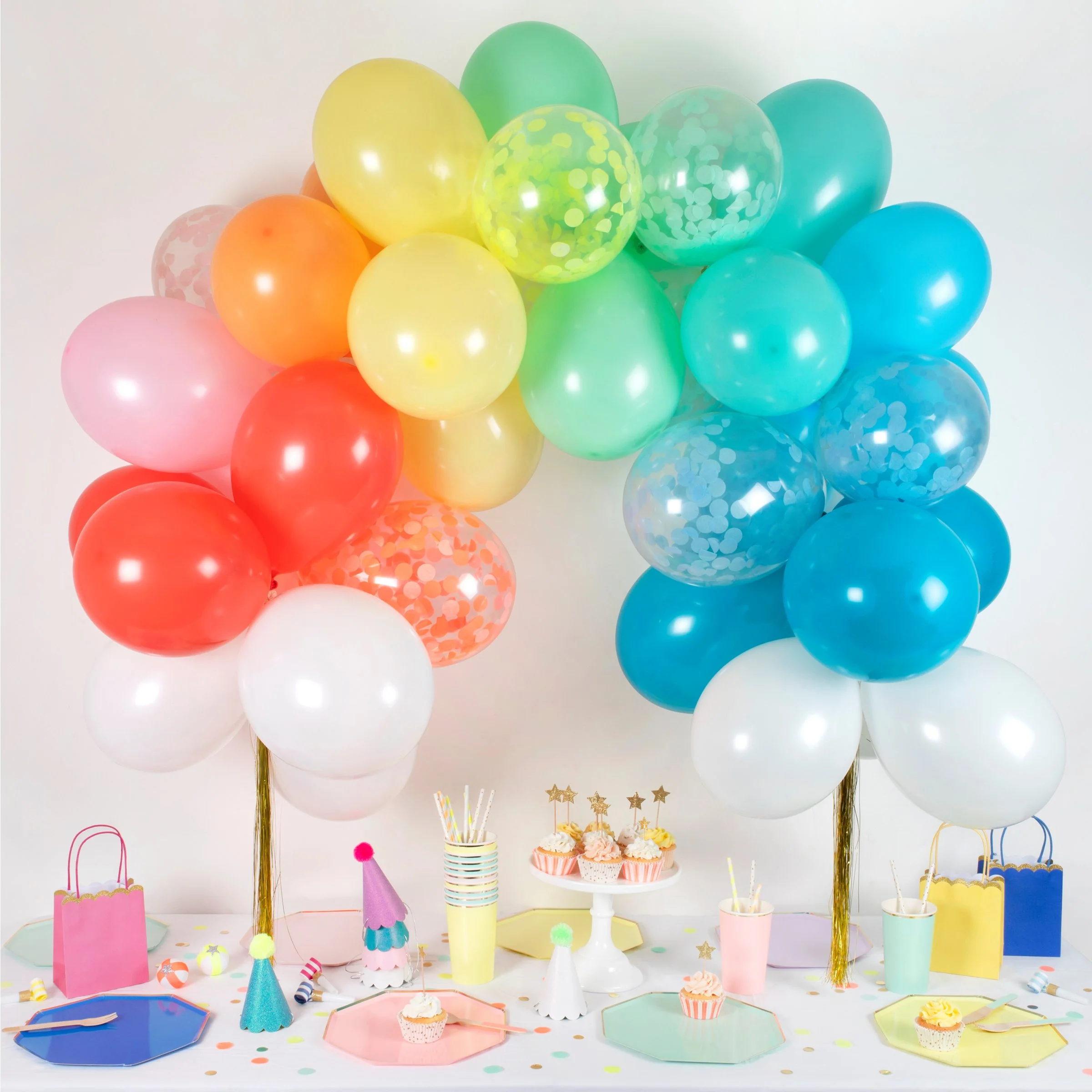 Rainbow Balloon Arch Kit (x 40 balloons) - Image 8
