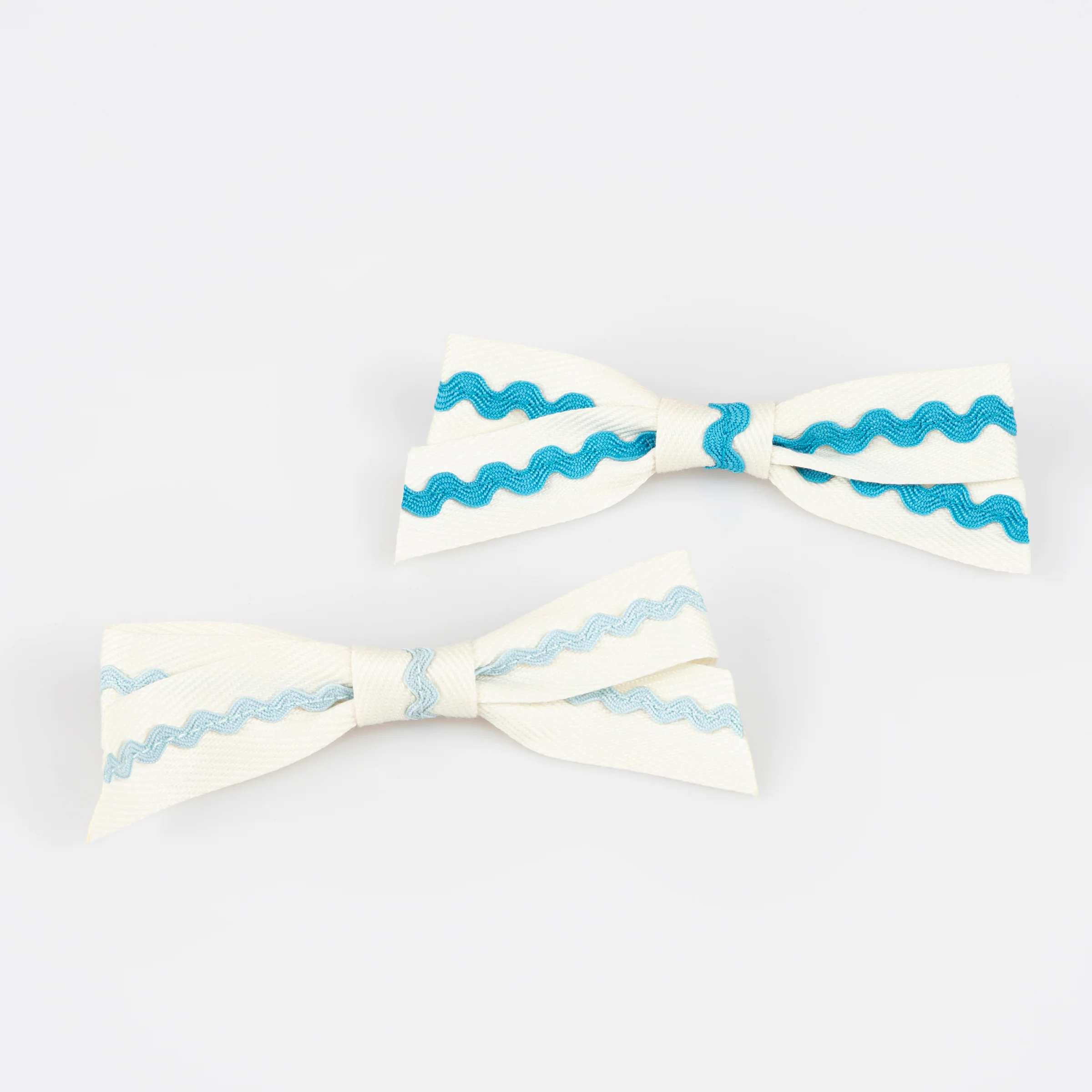 Ricrac Bow Hair Clips (x 5) - Image 4