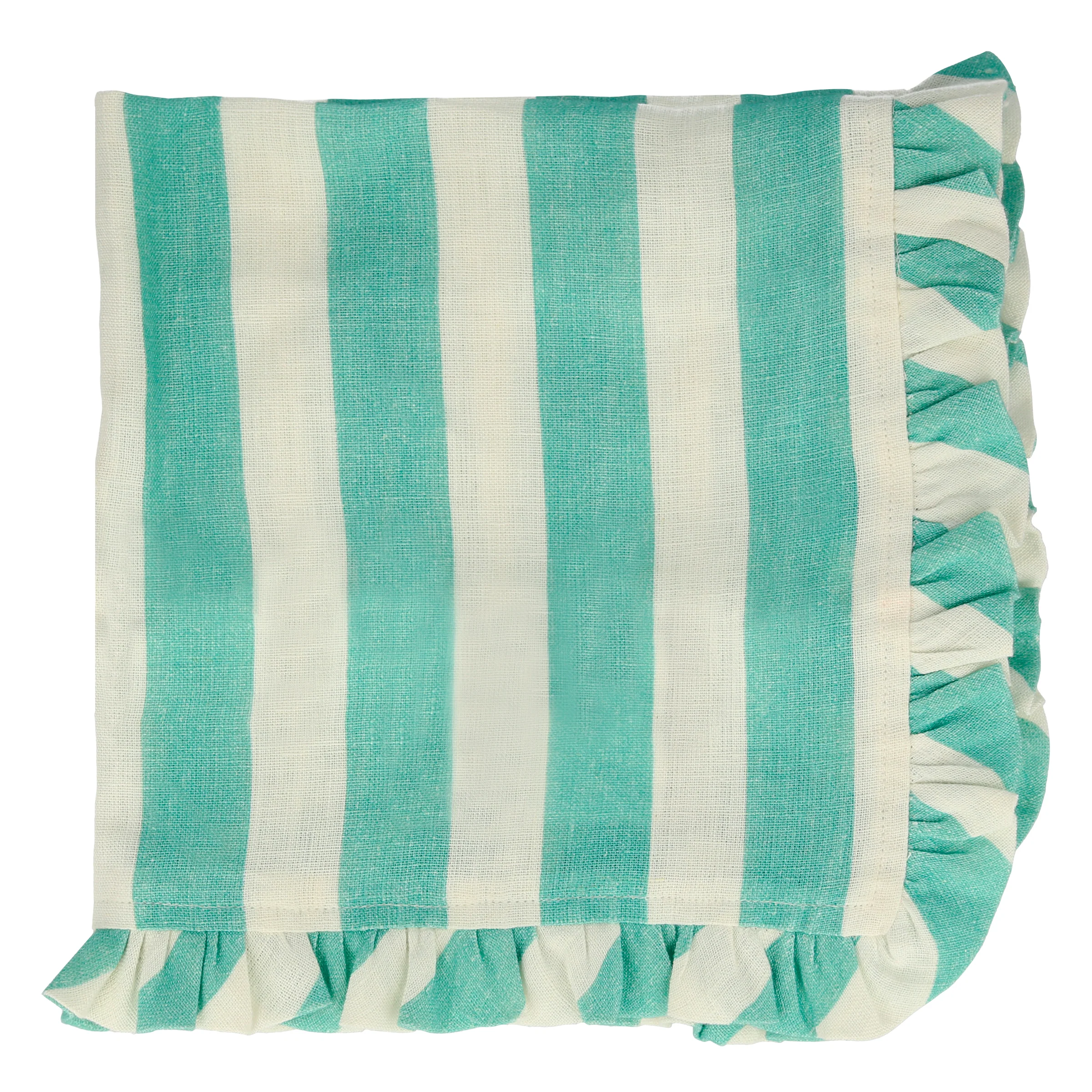 Stripe Ruffle Fabric Napkins (x 4) - Image 6