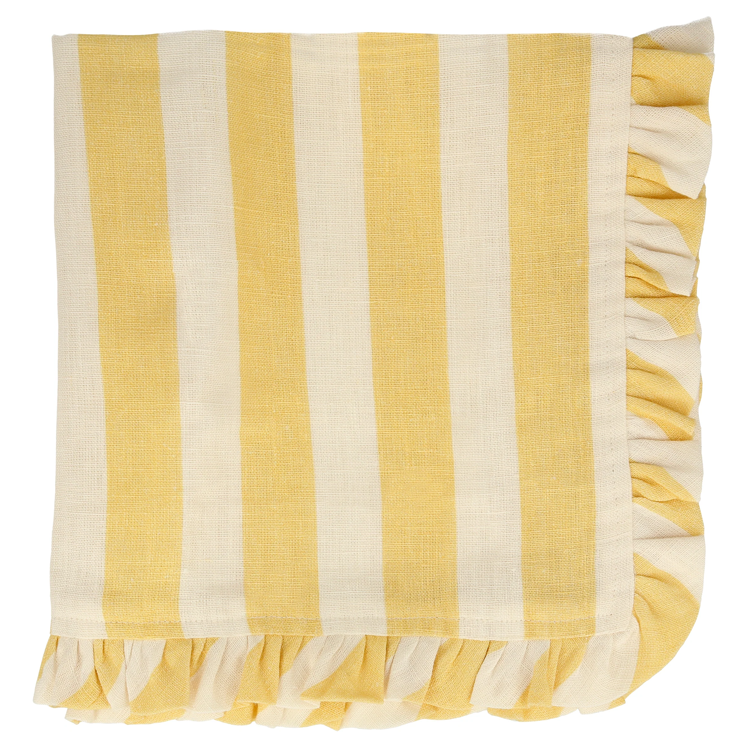 Stripe Ruffle Fabric Napkins (x 4) - Image 7